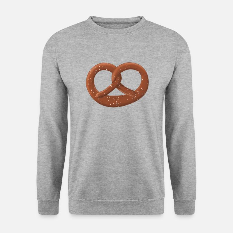 Breze Motiv - Unisex Pullover - Weißgrau meliert