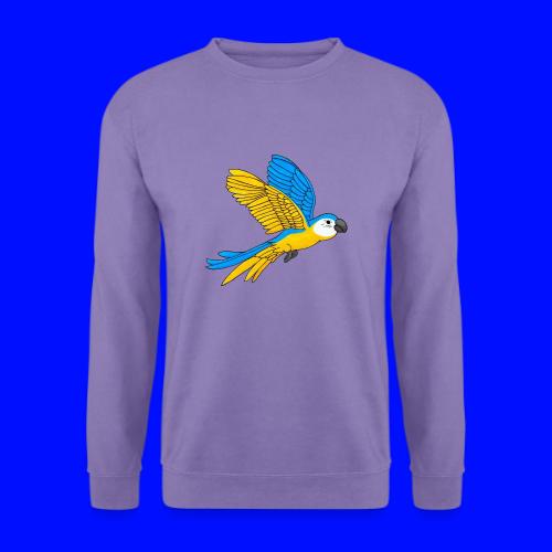 Papagei gelb blau - Unisex Pullover