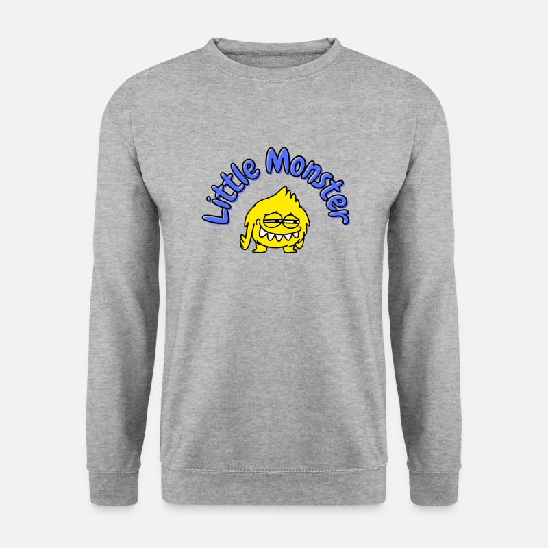 Little Monster - Unisex Pullover - Weißgrau meliert