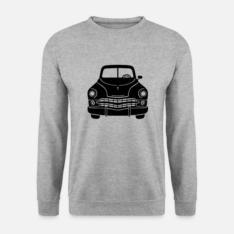 Auto - Unisex Pullover - Weißgrau meliert