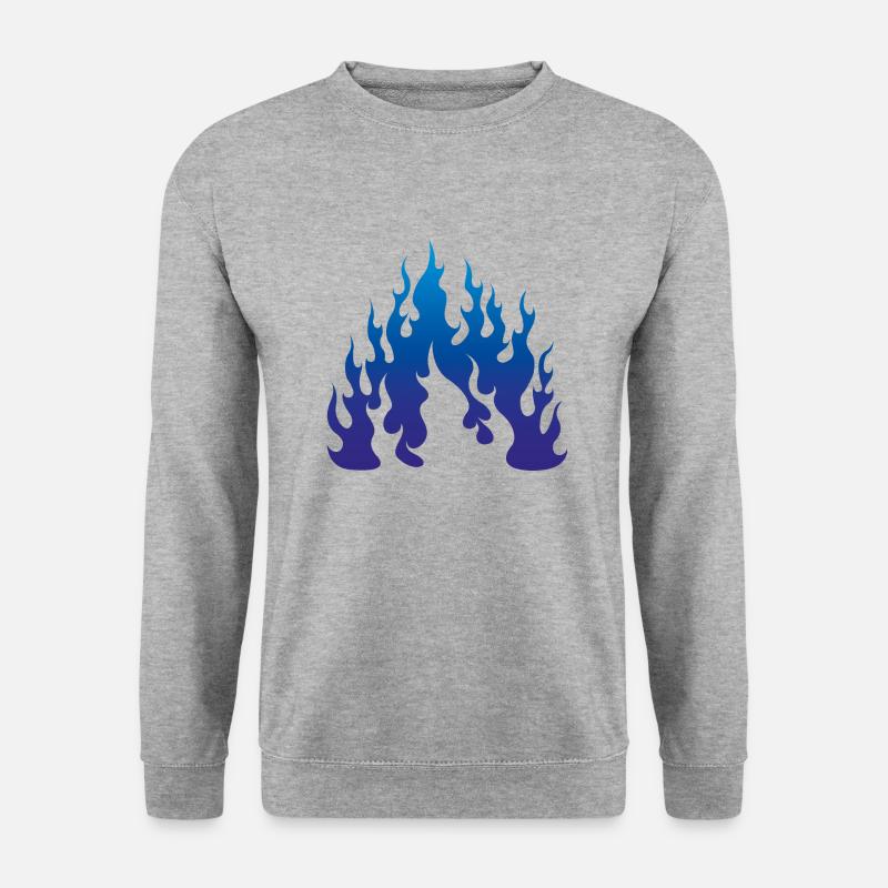 Blueflame - Unisex Pullover - Weißgrau meliert