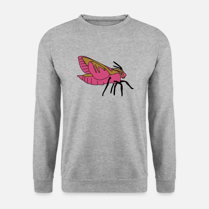 Nachleuchten - Unisex Pullover - Weißgrau meliert