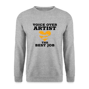 VOA BestJob1b - Unisex Sweatshirt - salt & pepper - Front - Alina (178cm) & Michal (187cm)