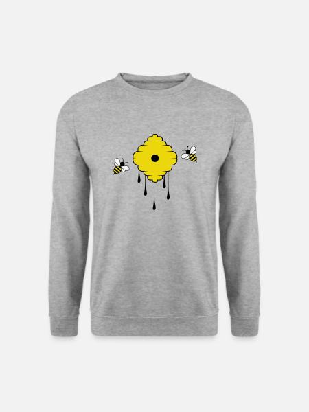 honey bees - Unisex Sweatshirt - salt & pepper