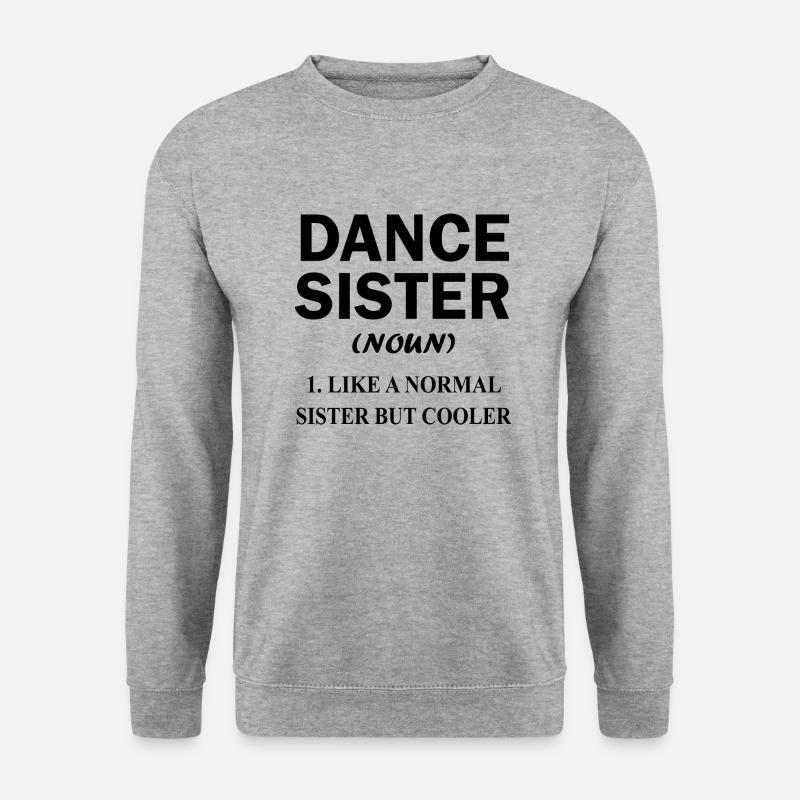 Dancing Dance Music - Unisex Pullover - Weißgrau meliert