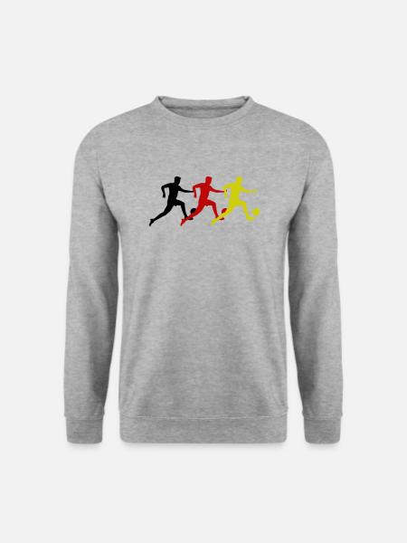 Football Player Germany - Unisex Sweatshirt - salt & pepper