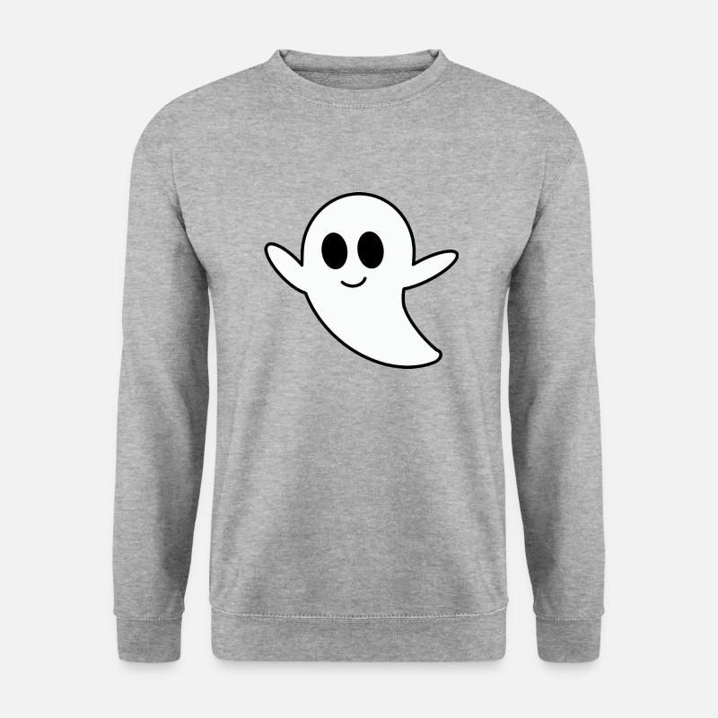 Geist - Unisex Pullover - Weißgrau meliert