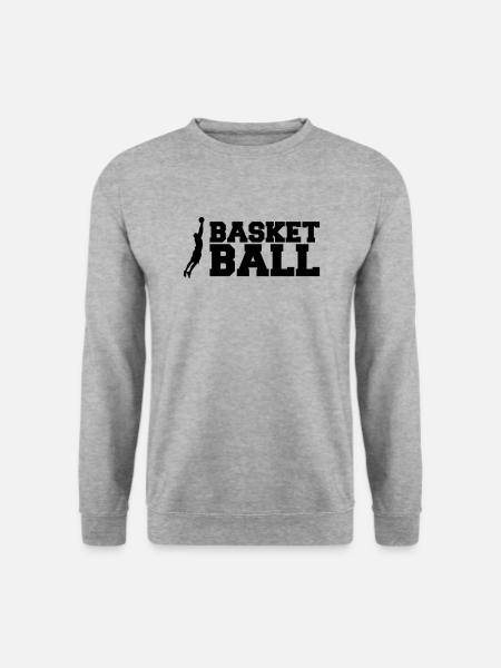 basketball - Unisex Sweatshirt - salt & pepper