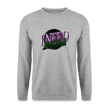 Cool Astronomy Tshirt Happy Astronomy Lovers Geek - Sweat-shirt Unisexe - gris chiné - Devant - Alina (178cm) & Michal (187cm)