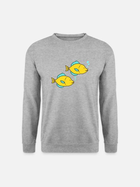 Pisces Comic - Unisex Sweatshirt - salt & pepper