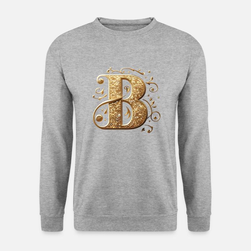 Buch - Unisex Pullover - Weißgrau meliert