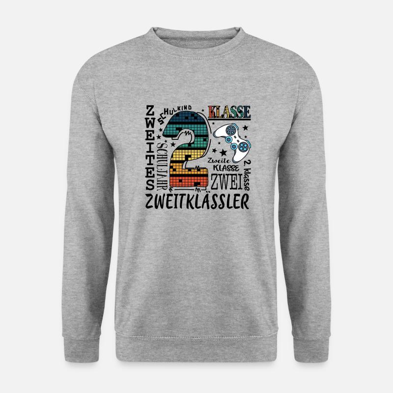 2nd Class Gaming - Unisex Sweatshirt - salt & pepper