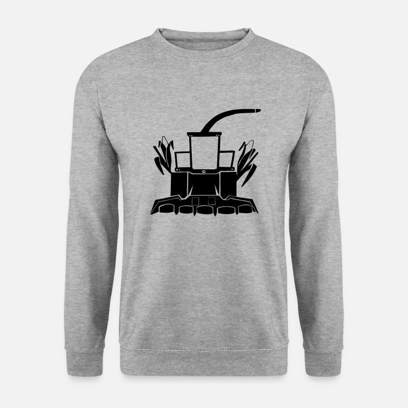Design Häcksler - Unisex Pullover - Weißgrau meliert