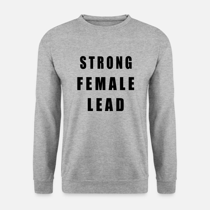 Strong female lead - Unisex Pullover - Weißgrau meliert