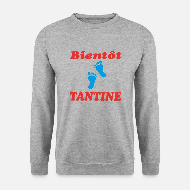 BALD TANTINE - Unisex Pullover - Weißgrau meliert