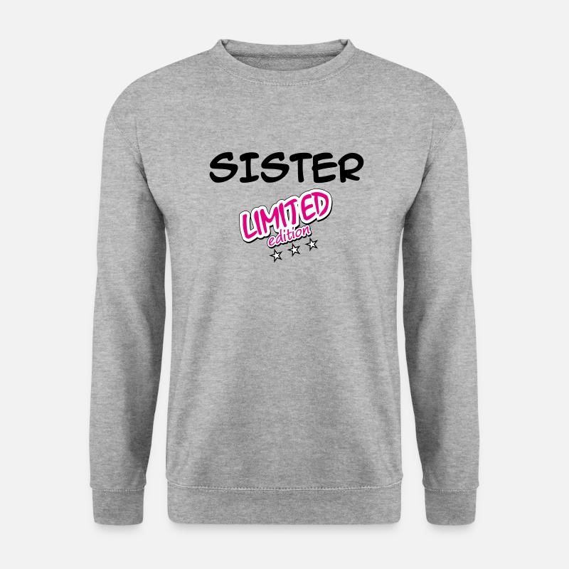 SISTER LIMITIERTE EDITION - Unisex Pullover - Weißgrau meliert