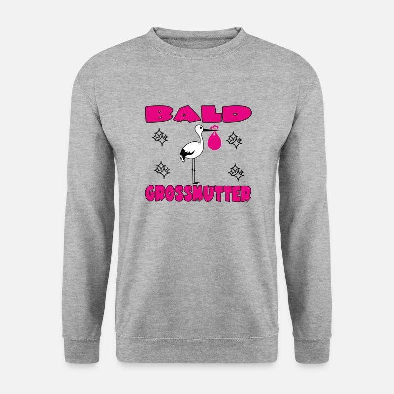 BALD GROSSMUTTER - Unisex Sweatshirt - salt & pepper