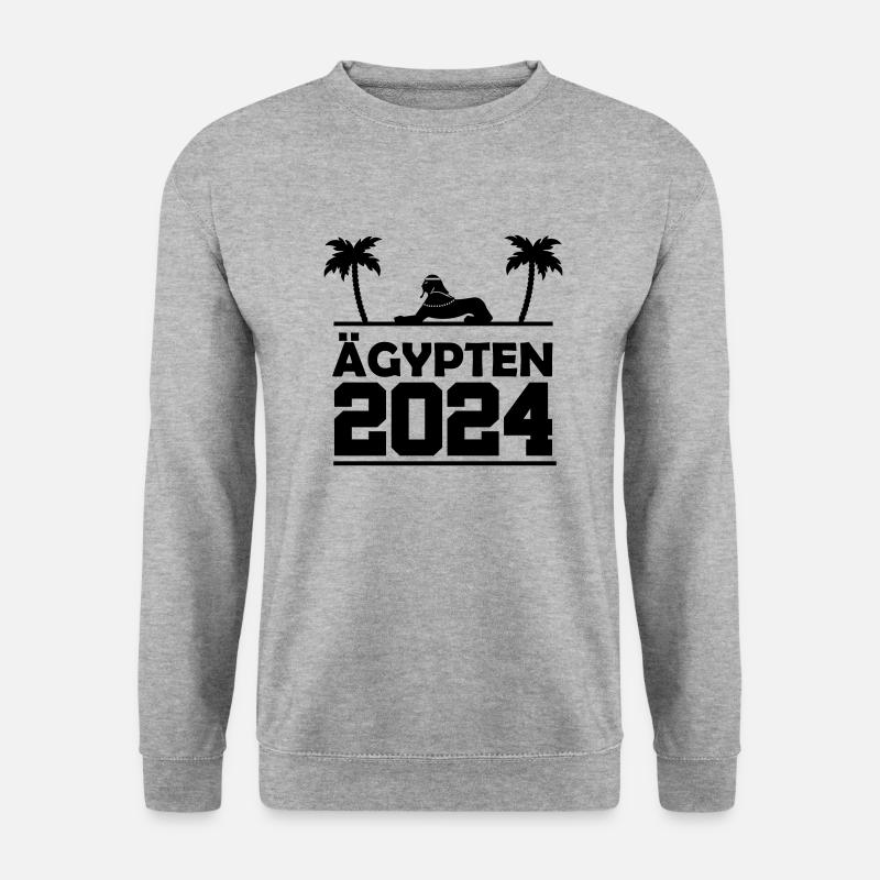 ägypten 2024 - Unisex Pullover - Weißgrau meliert