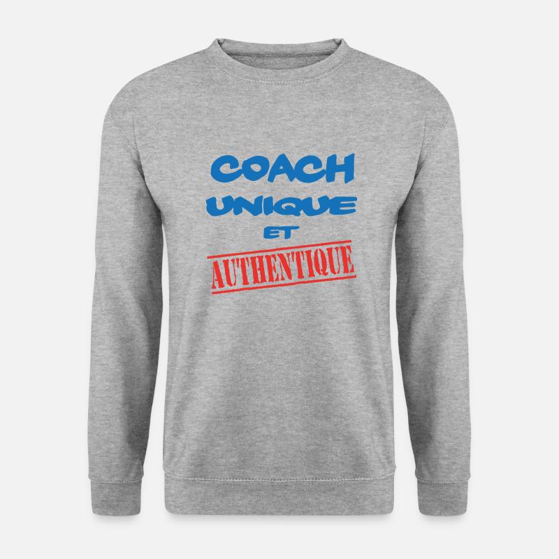 REISEBUS EINZIGARTIG - Unisex Pullover - Weißgrau meliert