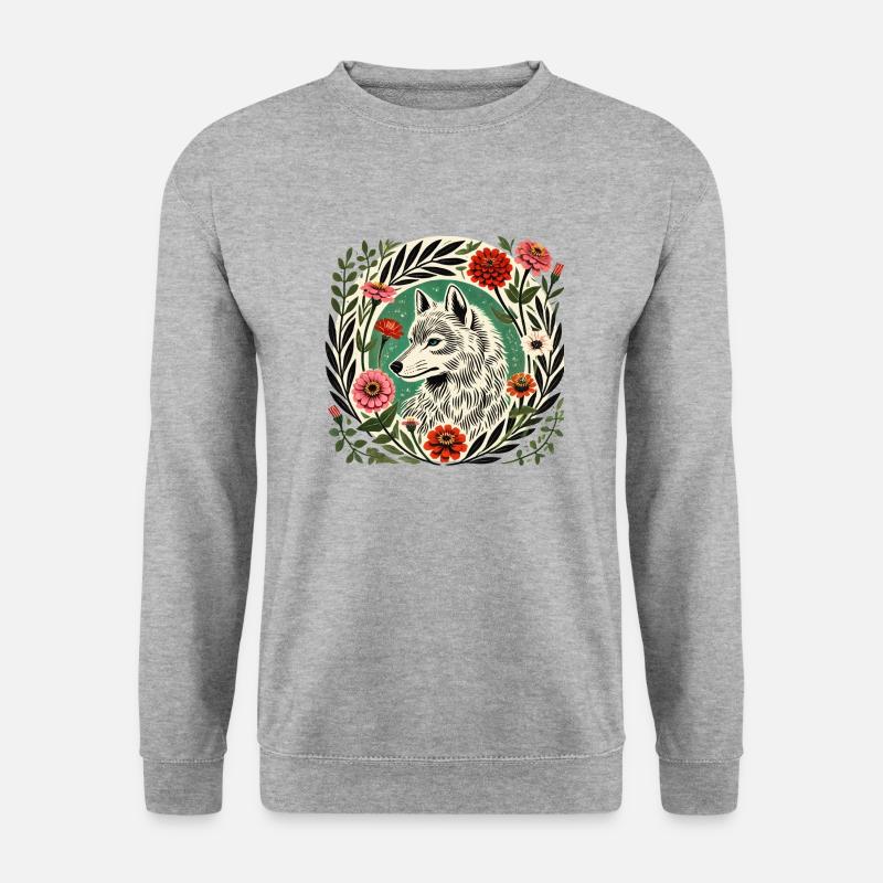 Wolf - Unisex Sweatshirt - salt & pepper