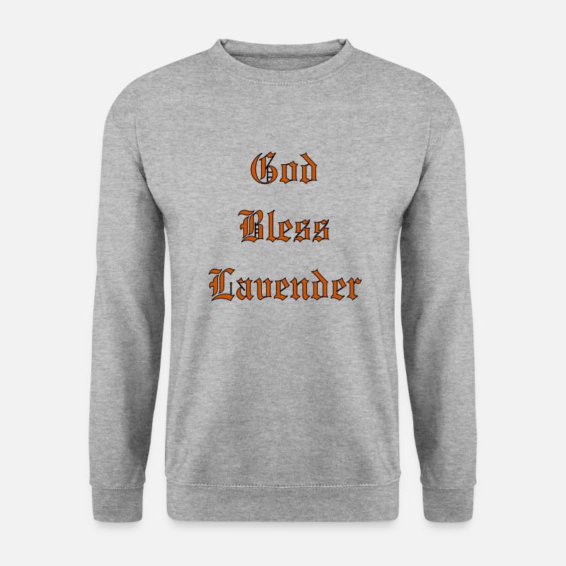 GodBlessLavender - Unisex Sweatshirt - salt & pepper