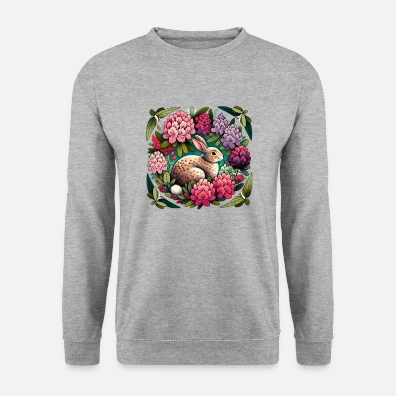 Cute Bunny Rabbit - Unisex Sweatshirt - salt & pepper