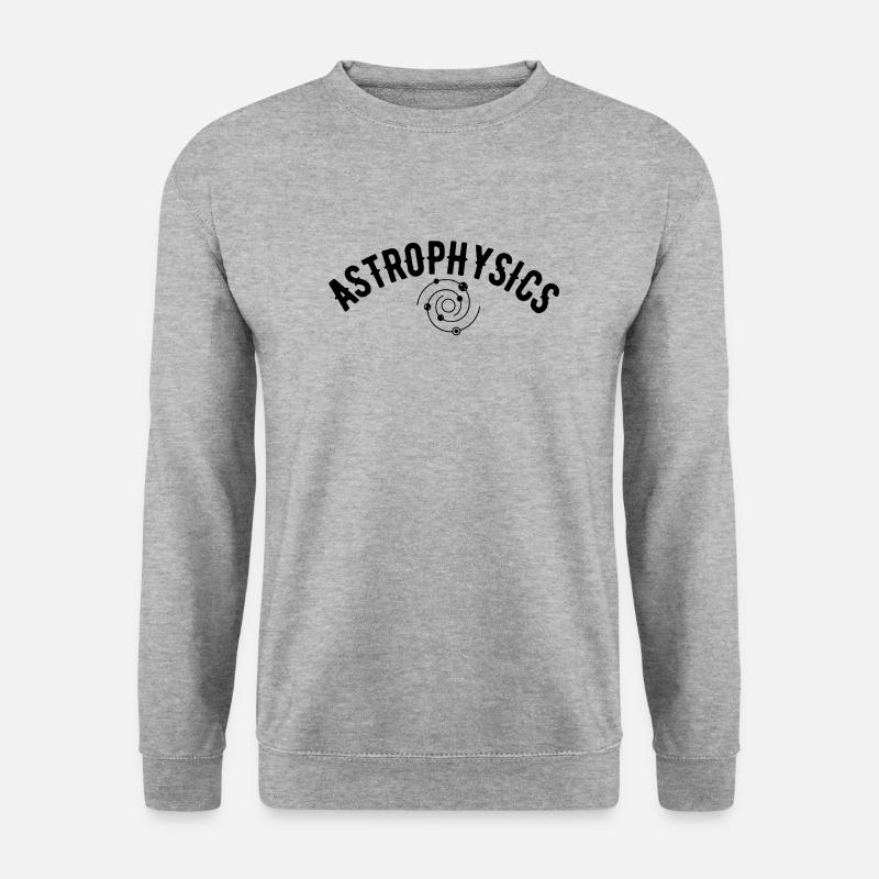 Astrophysik - Unisex Pullover - Weißgrau meliert