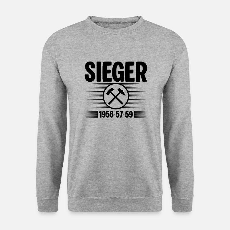 Erzgebirge Sieger - Unisex Pullover - Weißgrau meliert