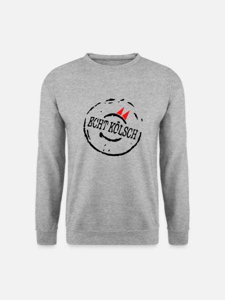 Echt Kölsch - Unisex Pullover - Weißgrau meliert