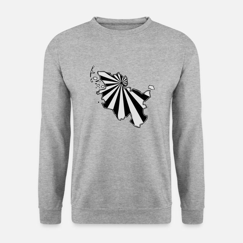 Schleswig Holstein - Unisex Pullover - Weißgrau meliert