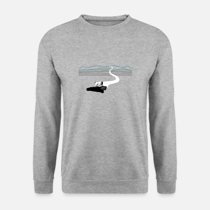 SOMMERDIENST - Unisex Pullover - Weißgrau meliert