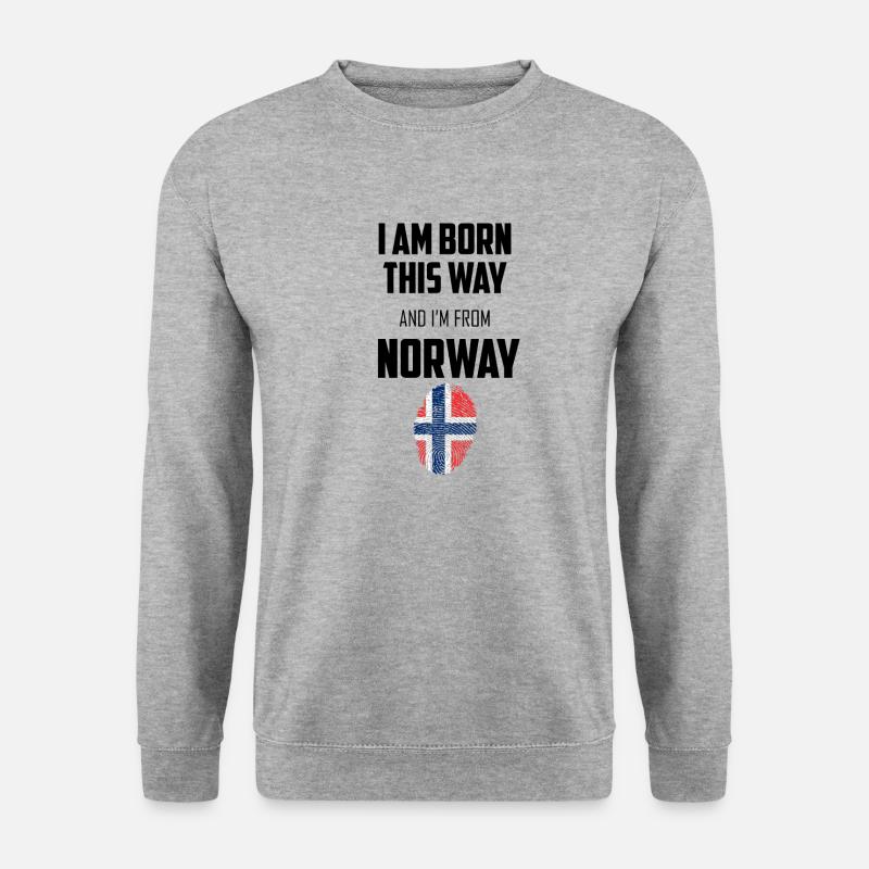 Norvège - Sweat-shirt Unisexe - gris chiné