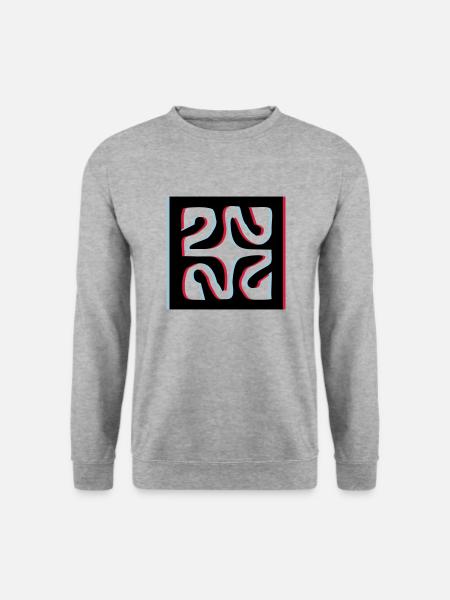 3d tattoo losange - Unisex Sweatshirt - salt & pepper