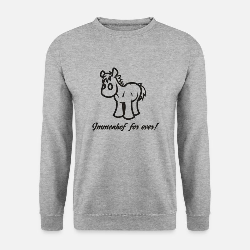 Immenhof for ever! - Unisex Pullover - Weißgrau meliert