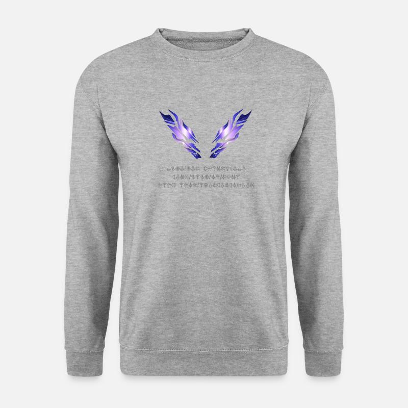 Epic Wings - Unisex Pullover - Weißgrau meliert