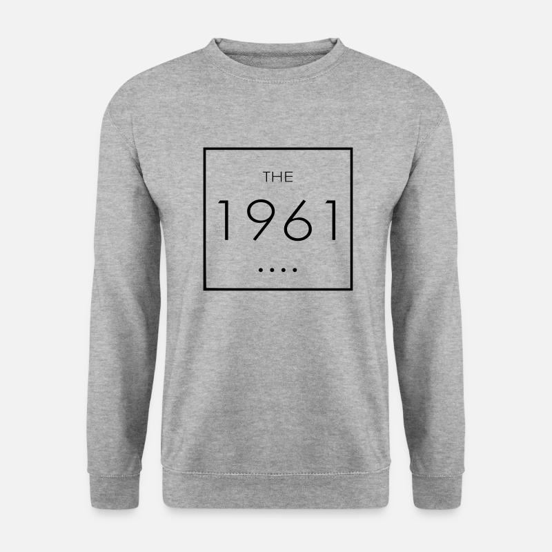 the 1961 Rahmen - Unisex Pullover - Weißgrau meliert