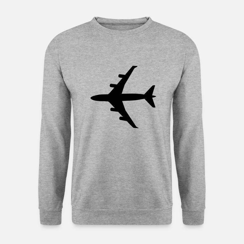 Airplane - Unisex Sweatshirt - salt & pepper