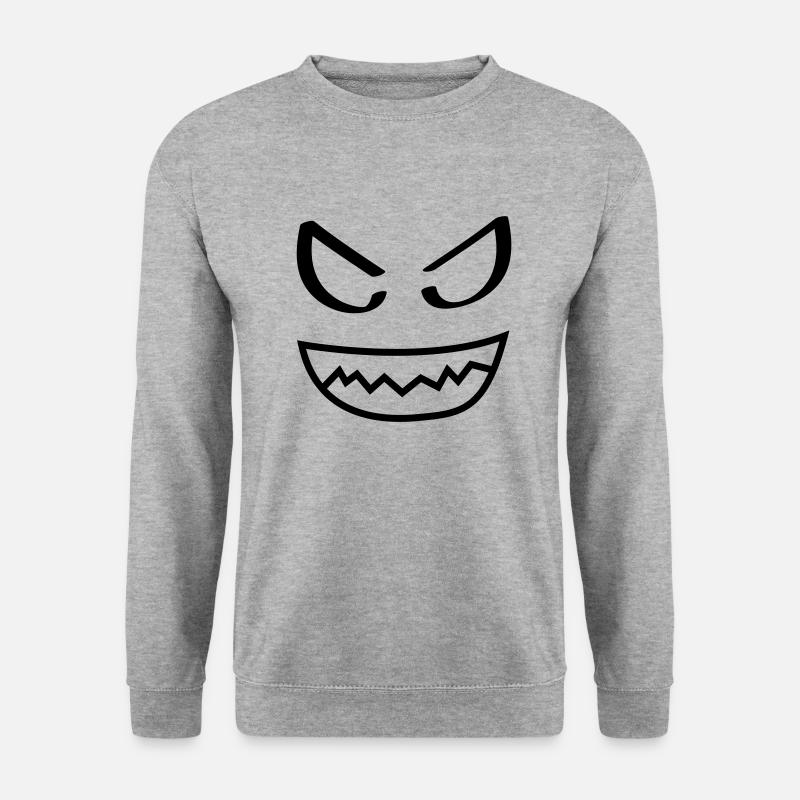 smiley - Unisex Sweatshirt - salt & pepper