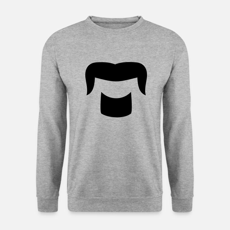 Mustache - Unisex Sweatshirt - salt & pepper