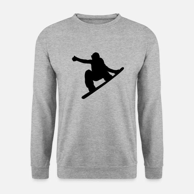 snowboard - Unisex Sweatshirt - salt & pepper