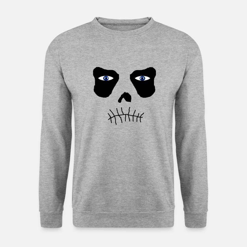 halloween - Unisex Pullover - Weißgrau meliert