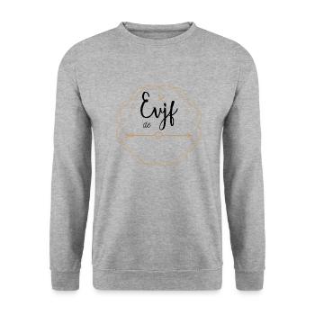 EVJF de - Sweat-shirt Unisexe - gris chiné - Devant - Alina (178cm) & Michal (187cm)