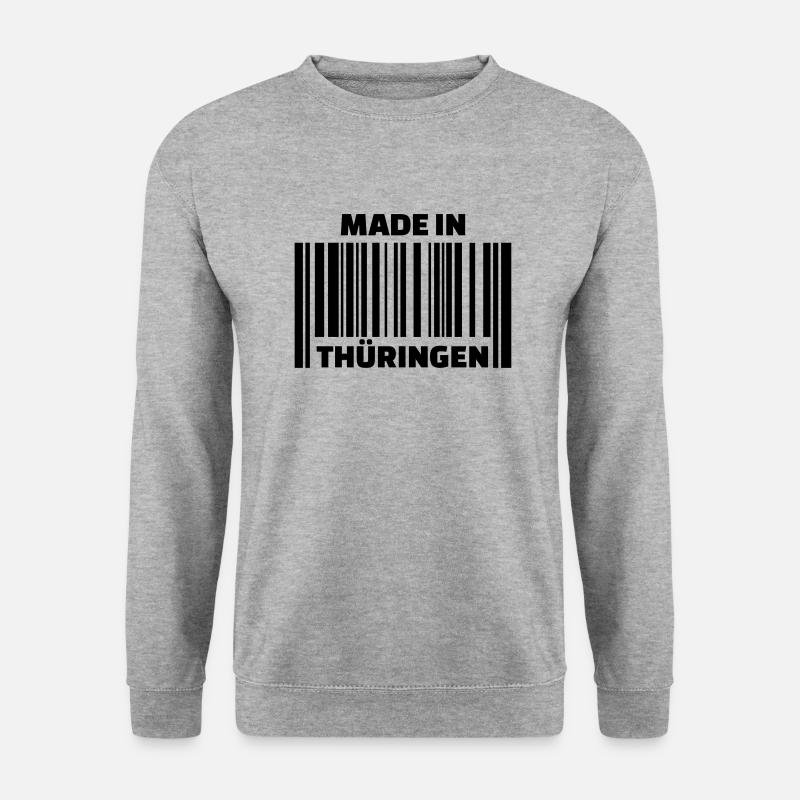 Thüringen - Unisex Pullover - Weißgrau meliert