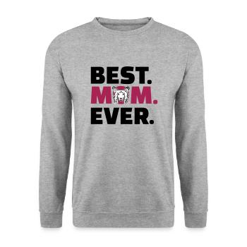 Chinese Crested - Unisex Sweatshirt - salt & pepper - Front - Alina (178cm) & Michal (187cm)