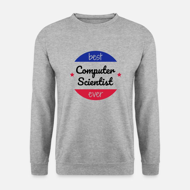 Computer / Informatiker / Aussenseiter / Ingenieur - Unisex Pullover - Weißgrau meliert