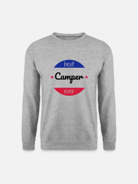 Camping / Camper / Campeur / Camp / Scout - Unisex Sweatshirt - salt & pepper