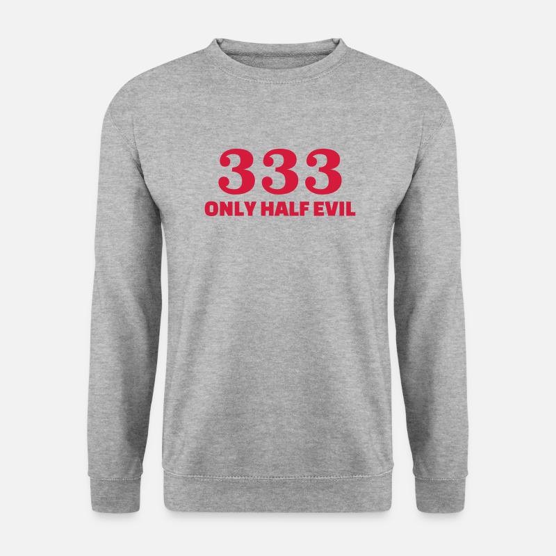 Teufel - Unisex Pullover - Weißgrau meliert