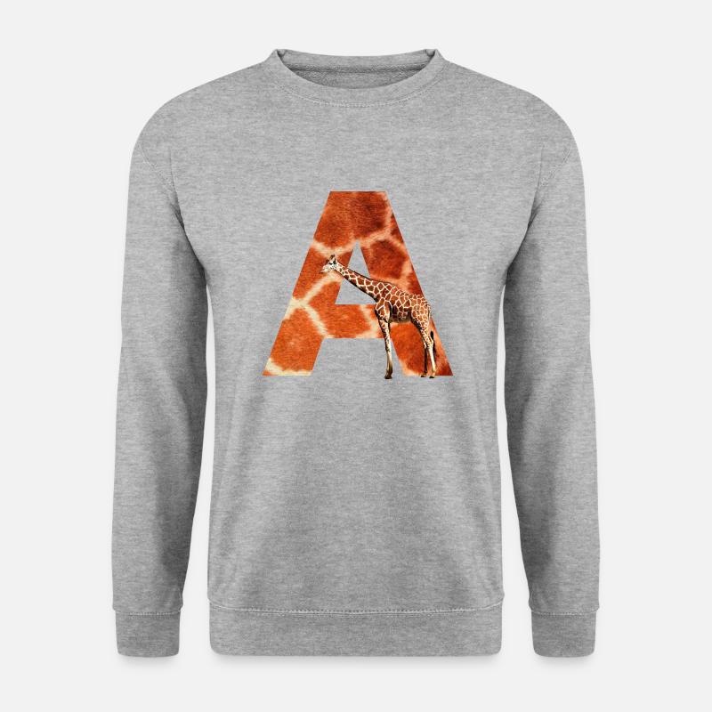 giraffe a - Unisex Sweatshirt - salt & pepper