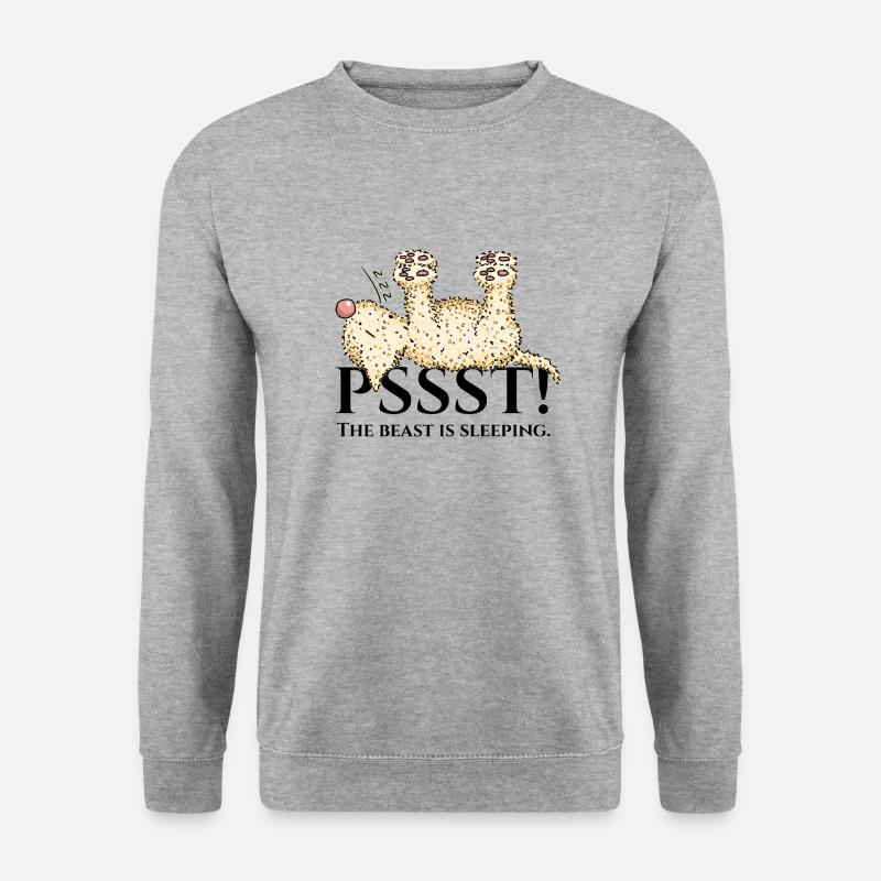 Pssst1 3 - Unisex Pullover - Weißgrau meliert