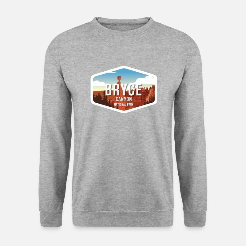 Bryce Canyon National Park Gift Souvenir - Unisex Pullover - Weißgrau meliert